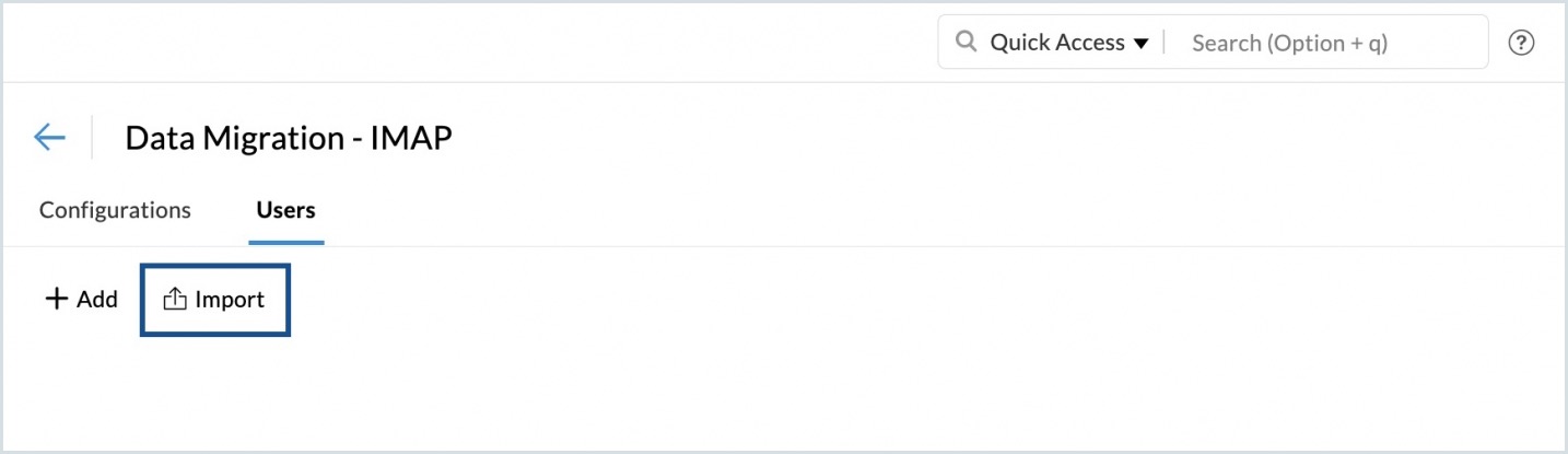 import users for migration
