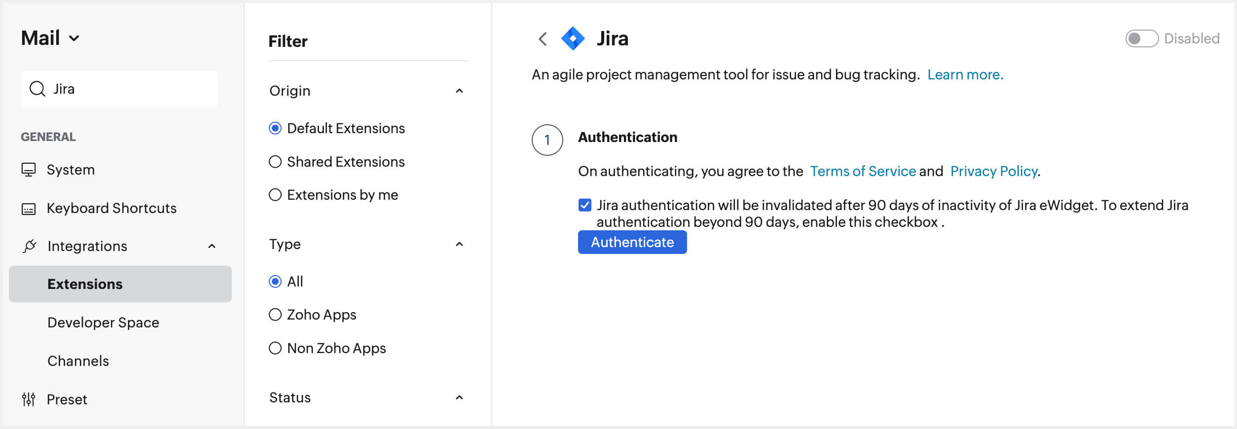 Jira integration Jira integration