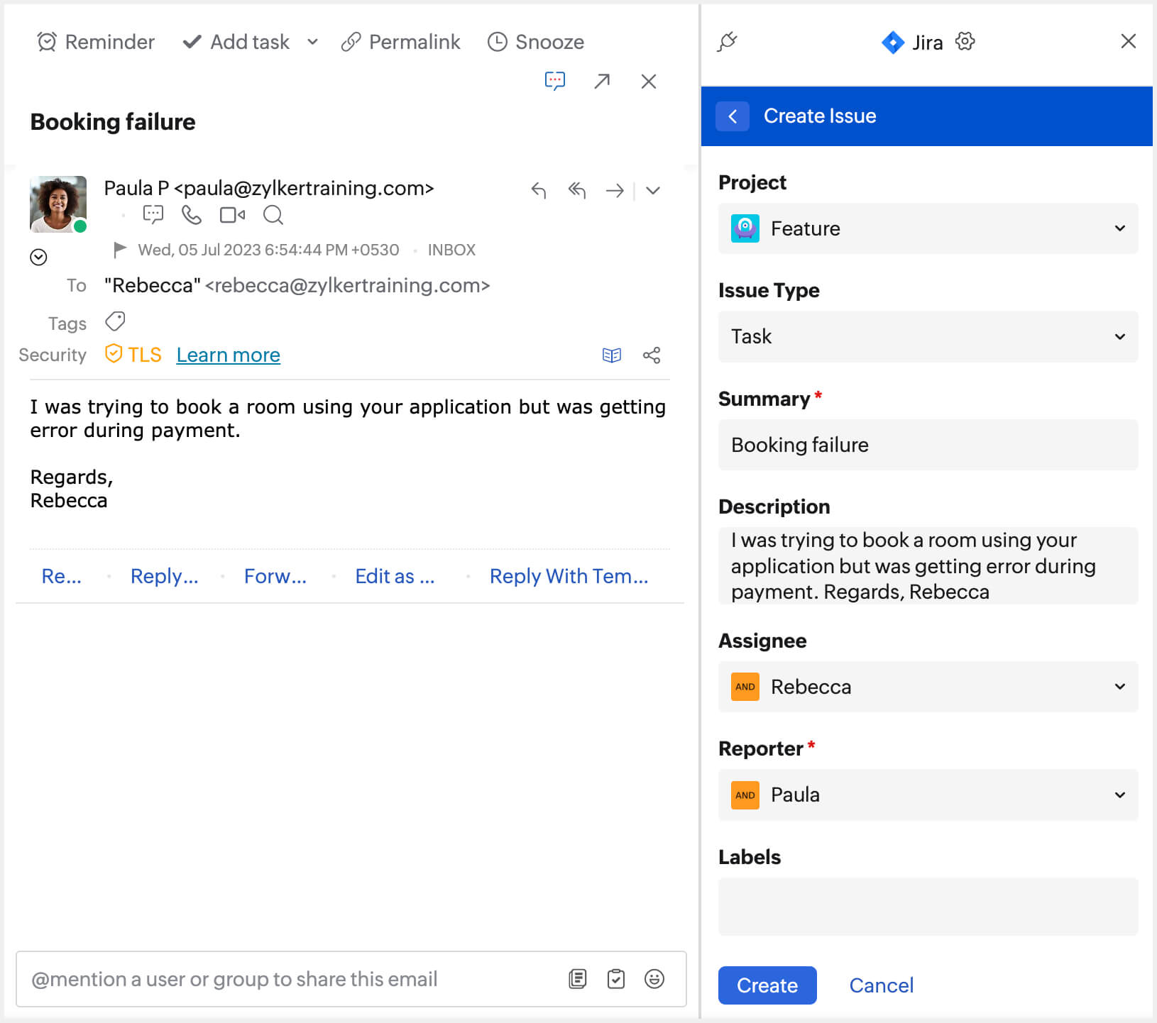 Create issue Create issue