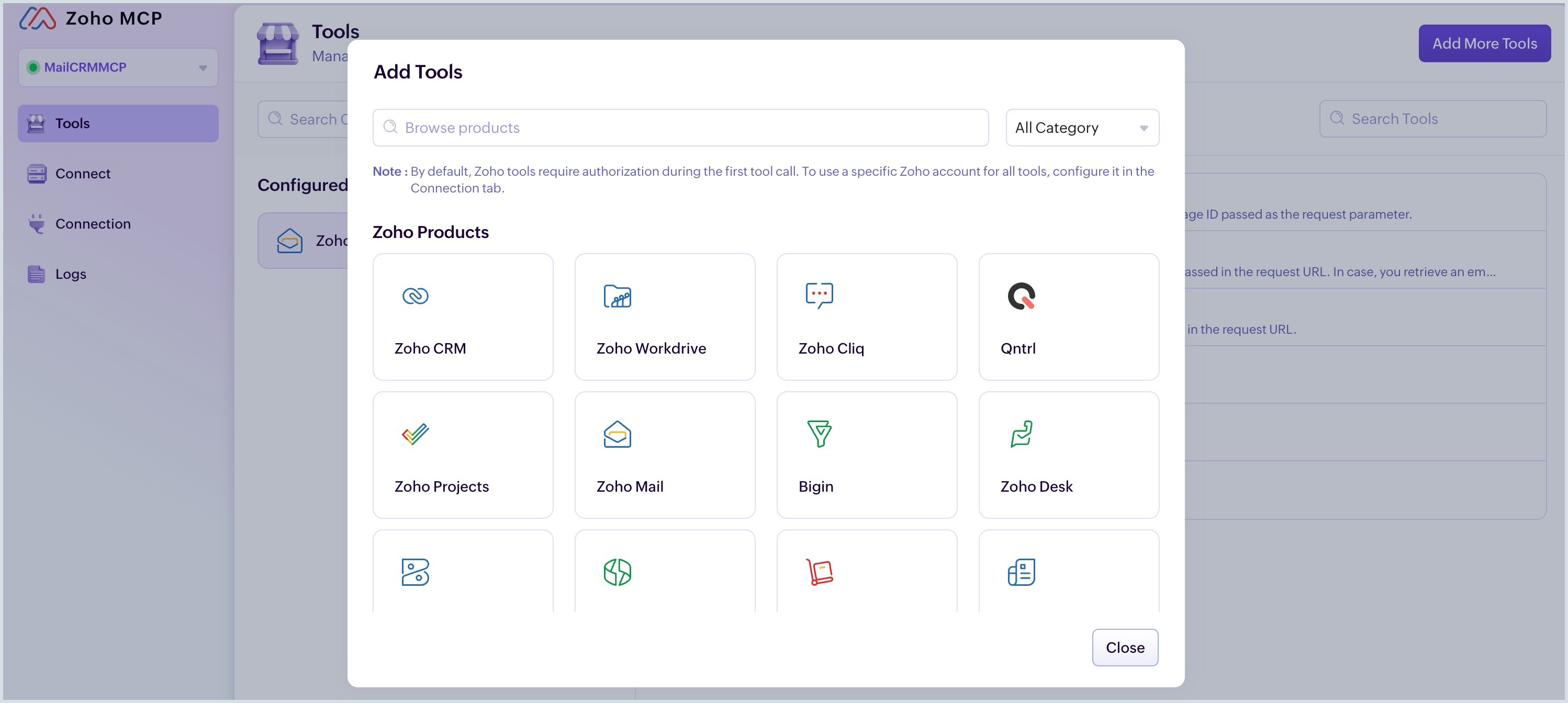 List of available Zoho services List of available Zoho services