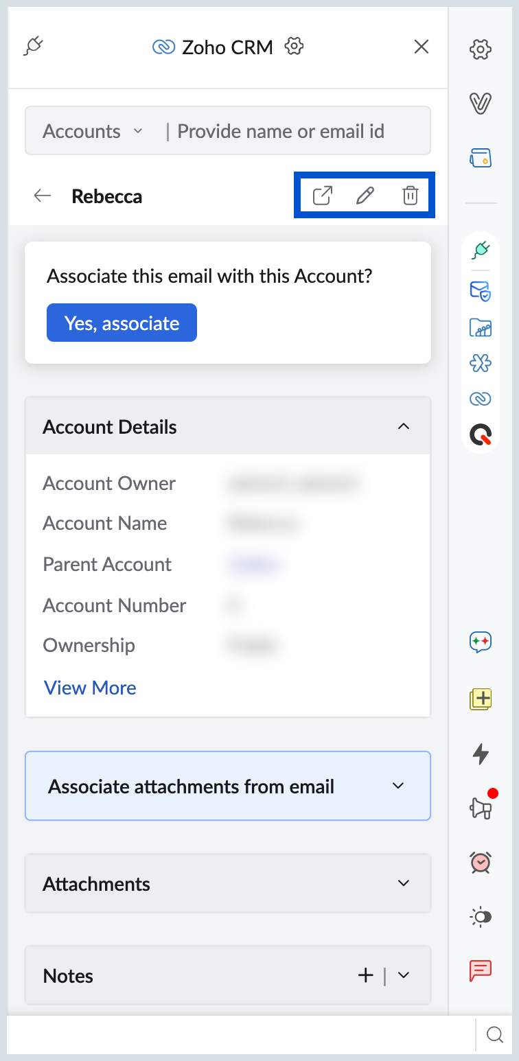 Edit accounts