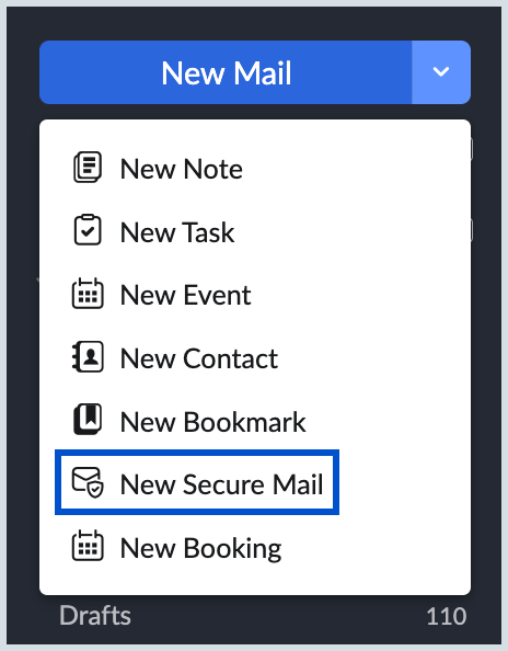 New encrypted mail New encrypted mail
