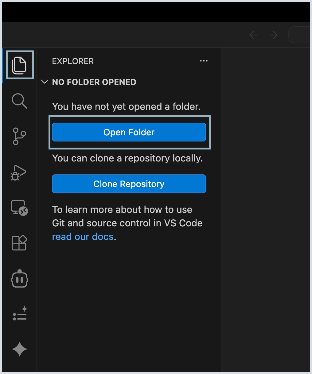 Open Folder Open Folder