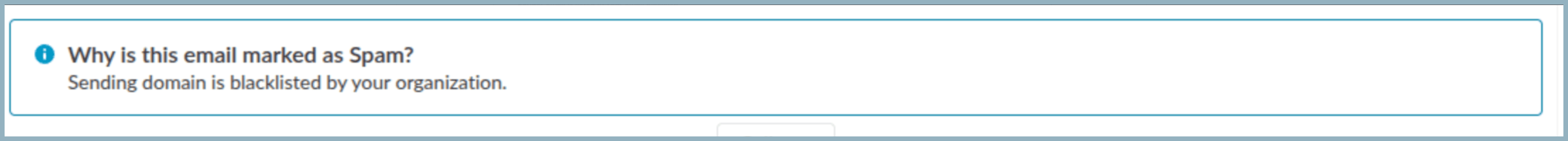 Organization blacklist Organization blacklist
