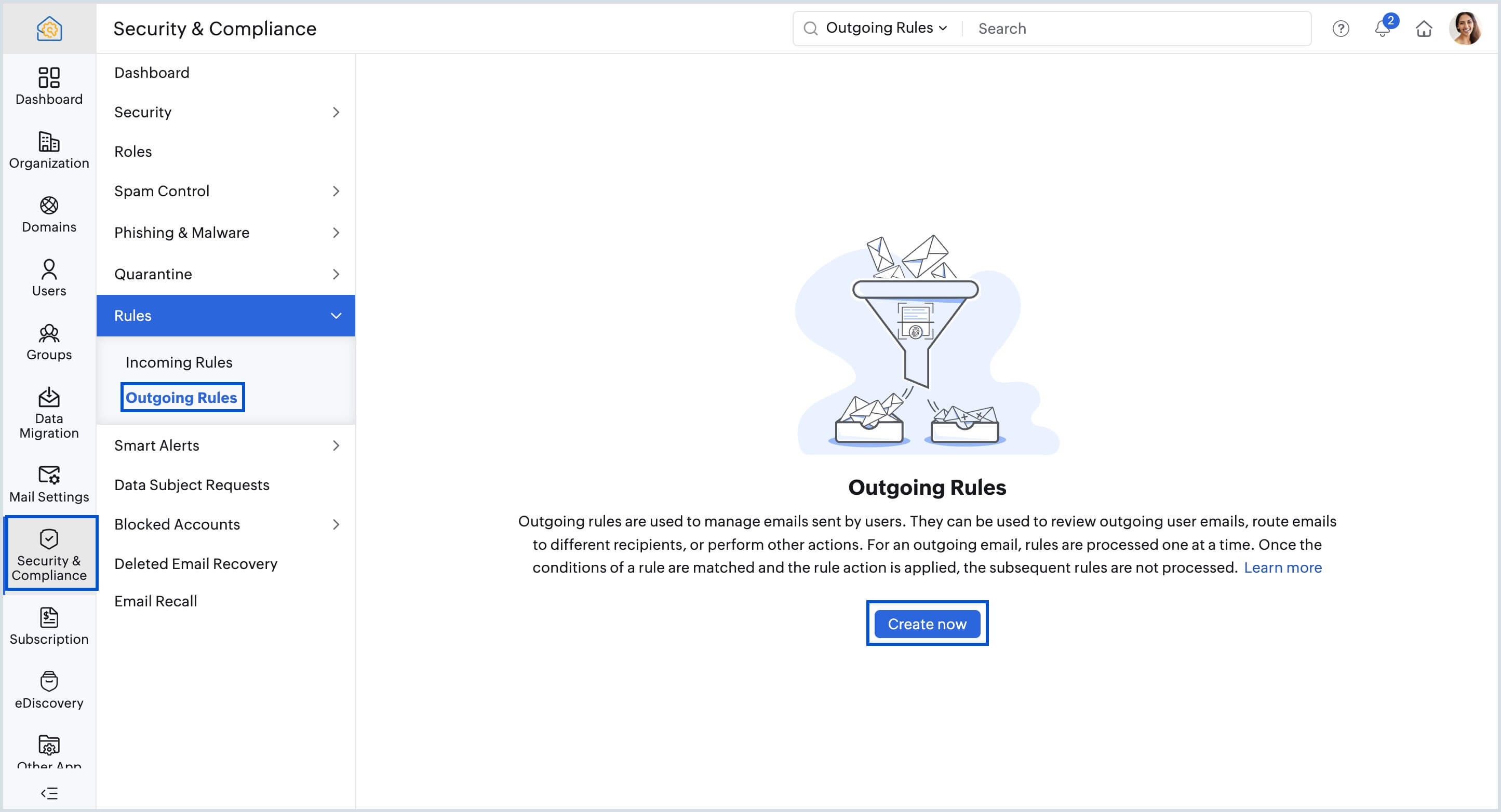 outgoing-rule