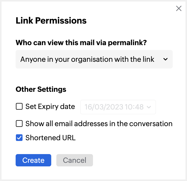 Link permissions Link permissions