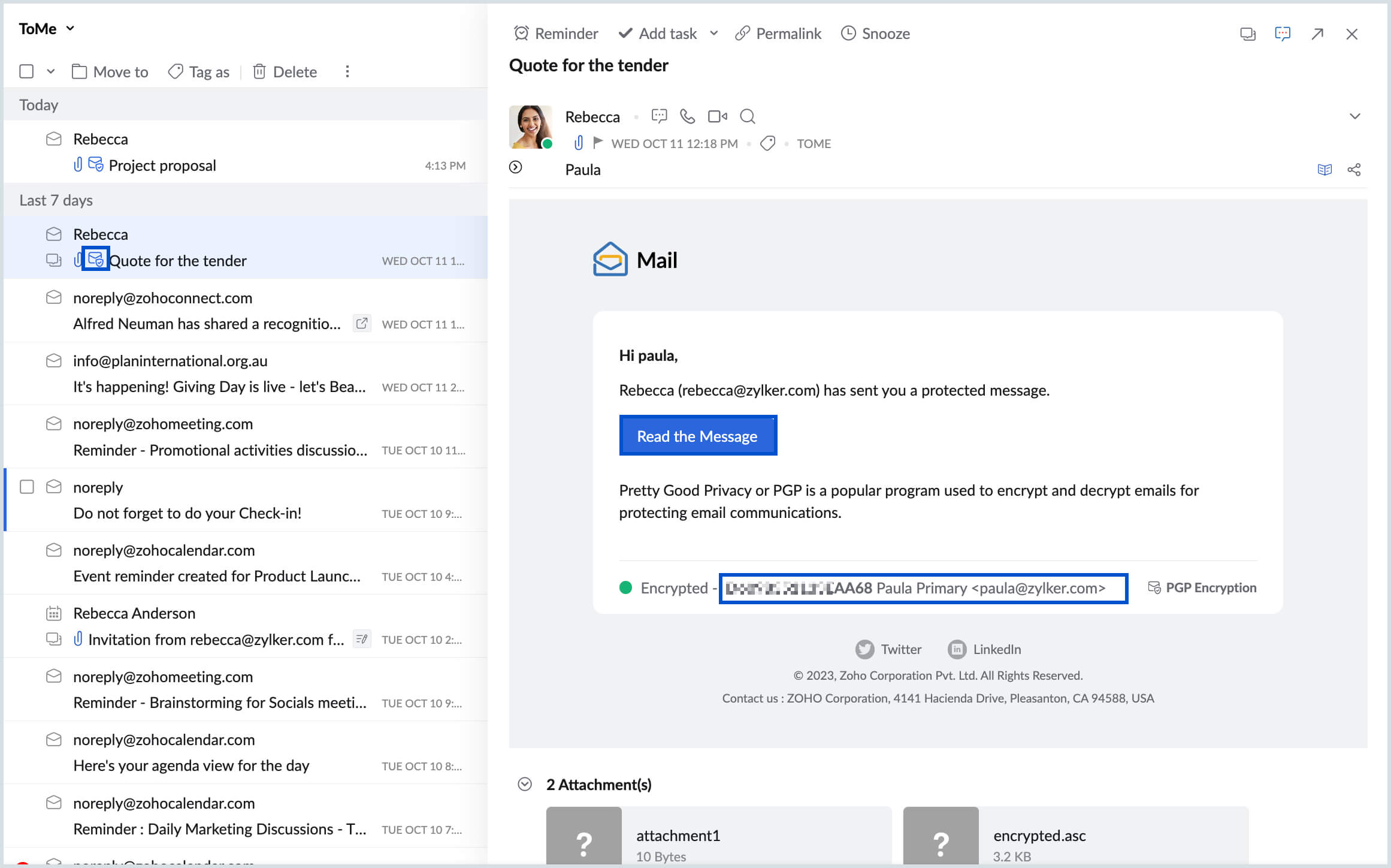 Read message Read message