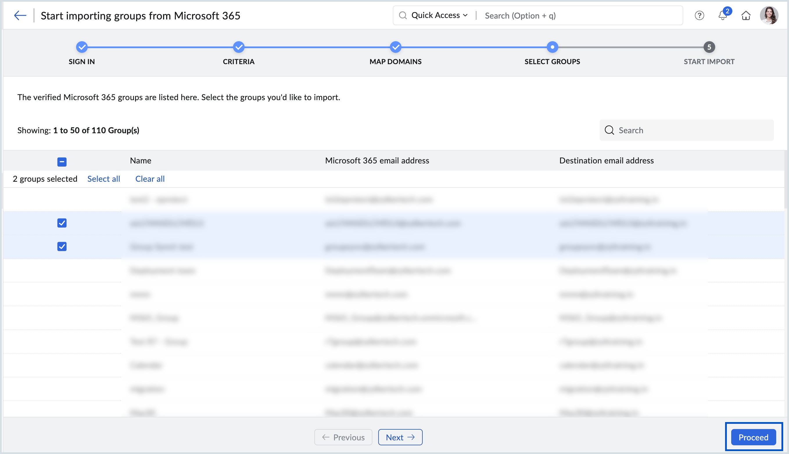 select groups from Microsoft 365 account select groups from Microsoft 365 account