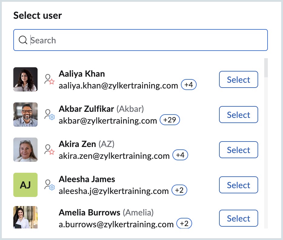 select user