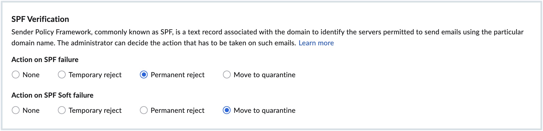 Spam verification