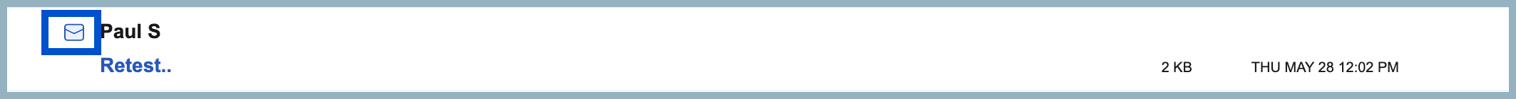 Unread emails Unread emails