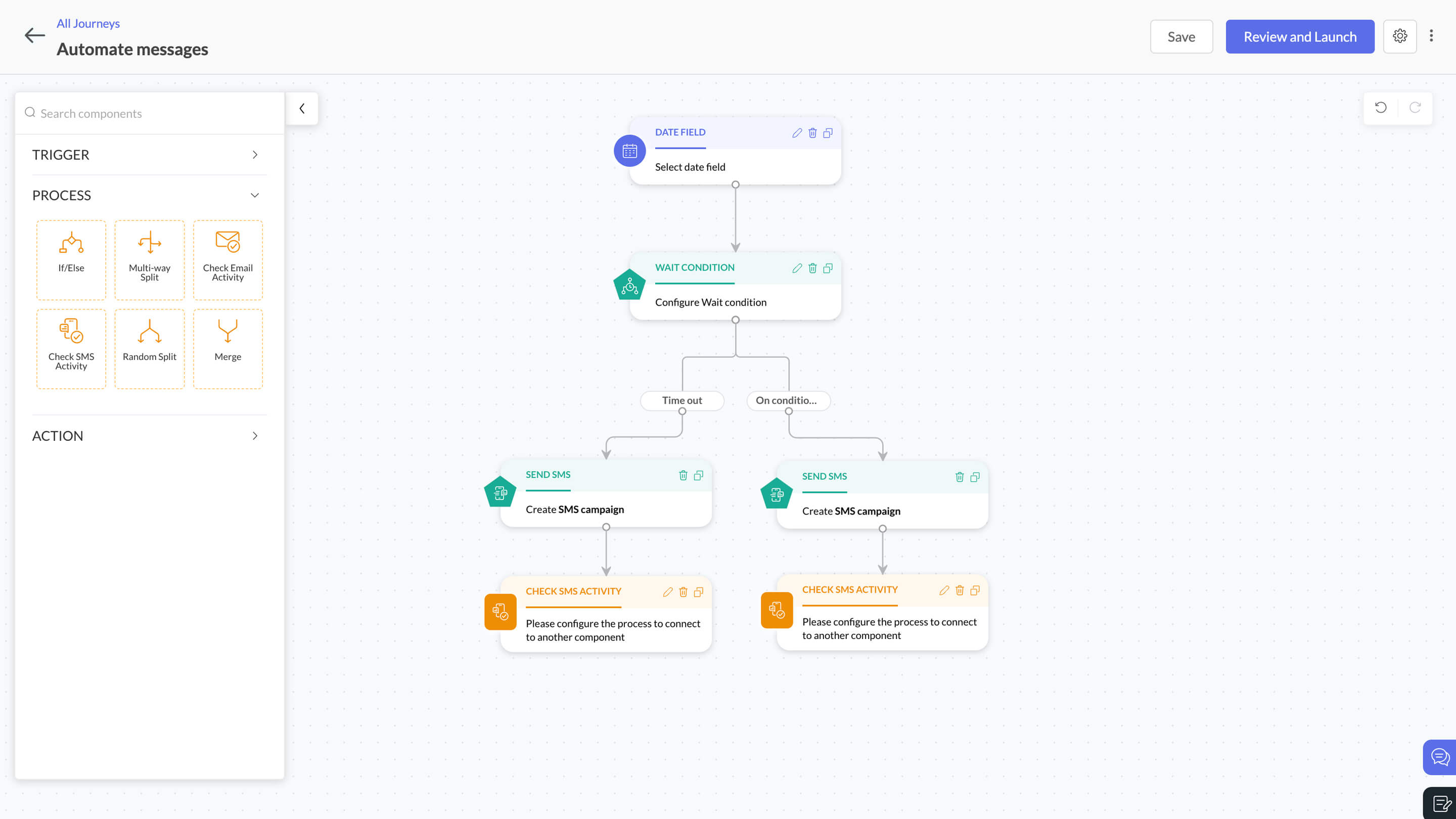 Real-time updates with journey orchestration