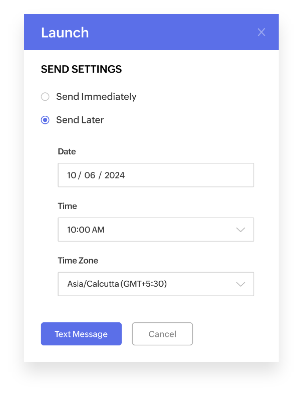 Whatsapp configuration launch