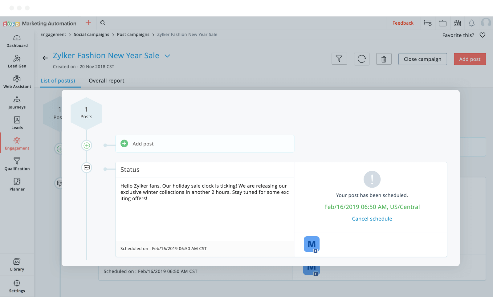 Campagne mirate tramite e-mail e social network
