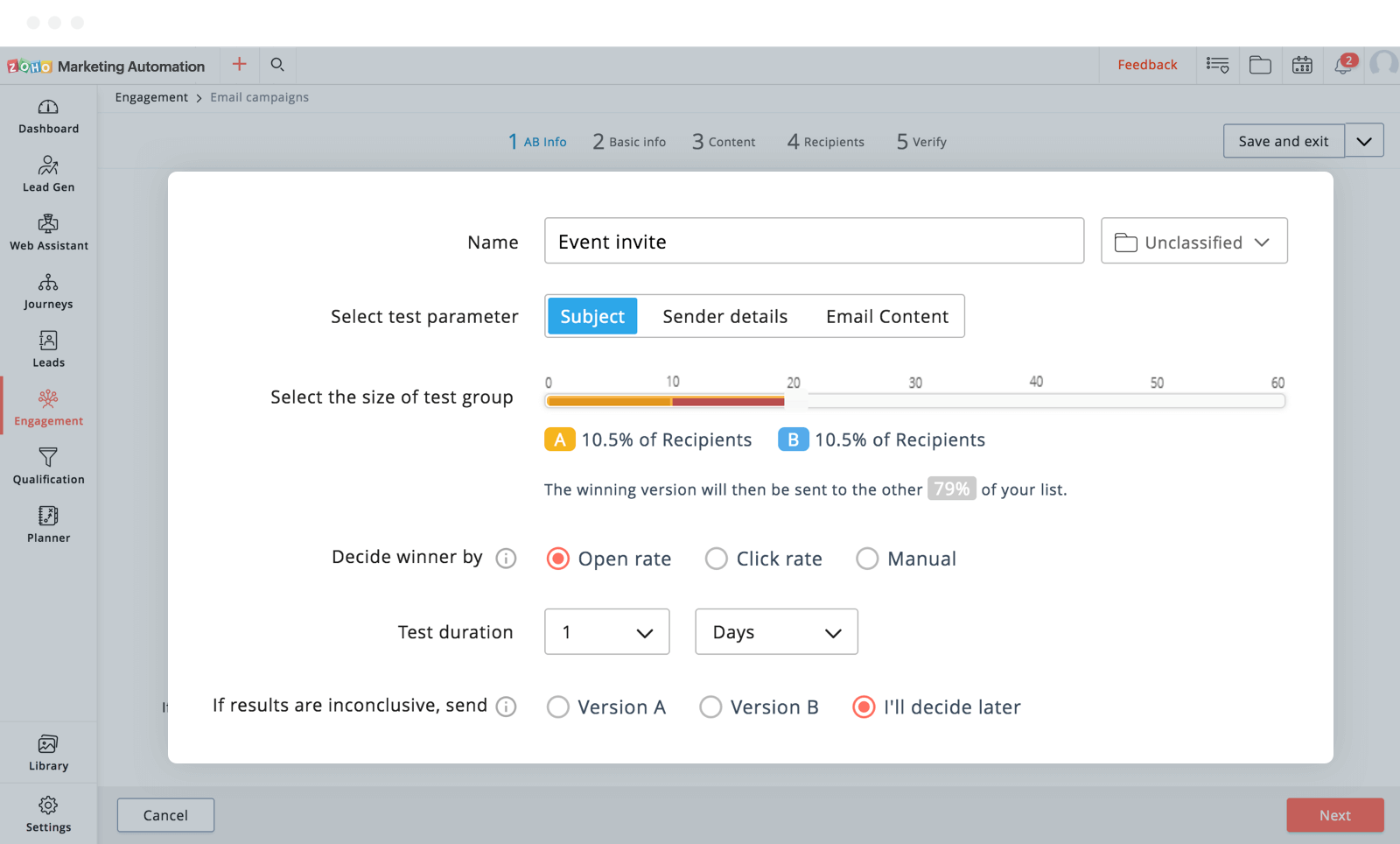 テストして実行