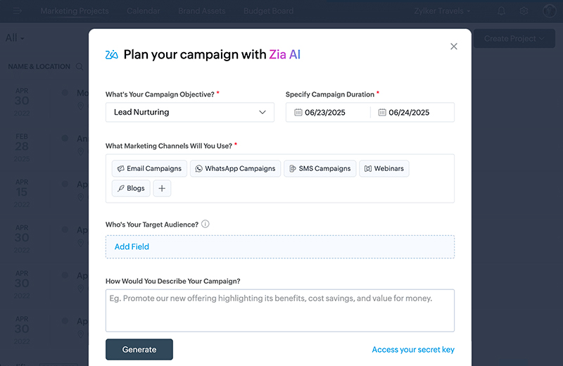 Dukungan AI untuk kampanye