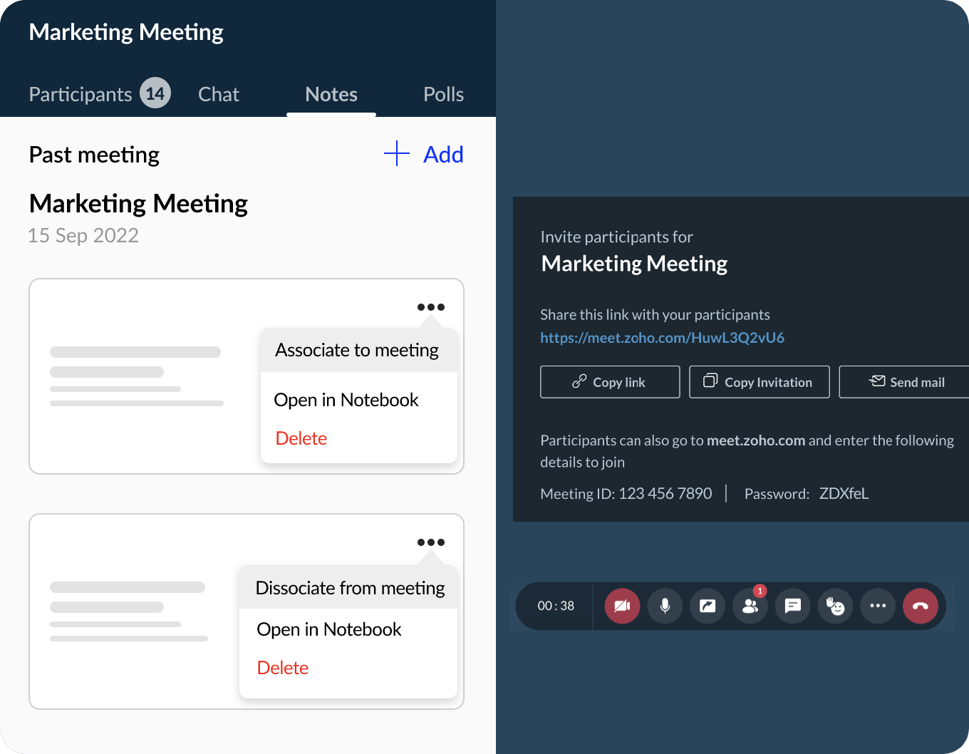 Zoho Meeting