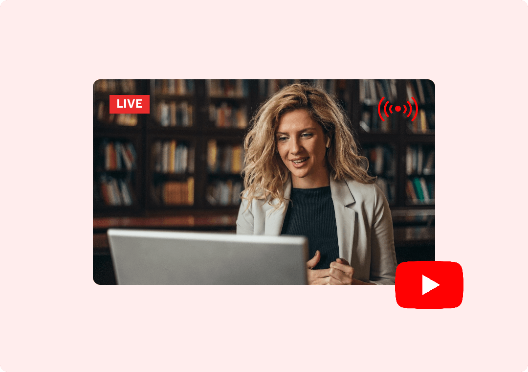 Virtual events YouTube livestreaming