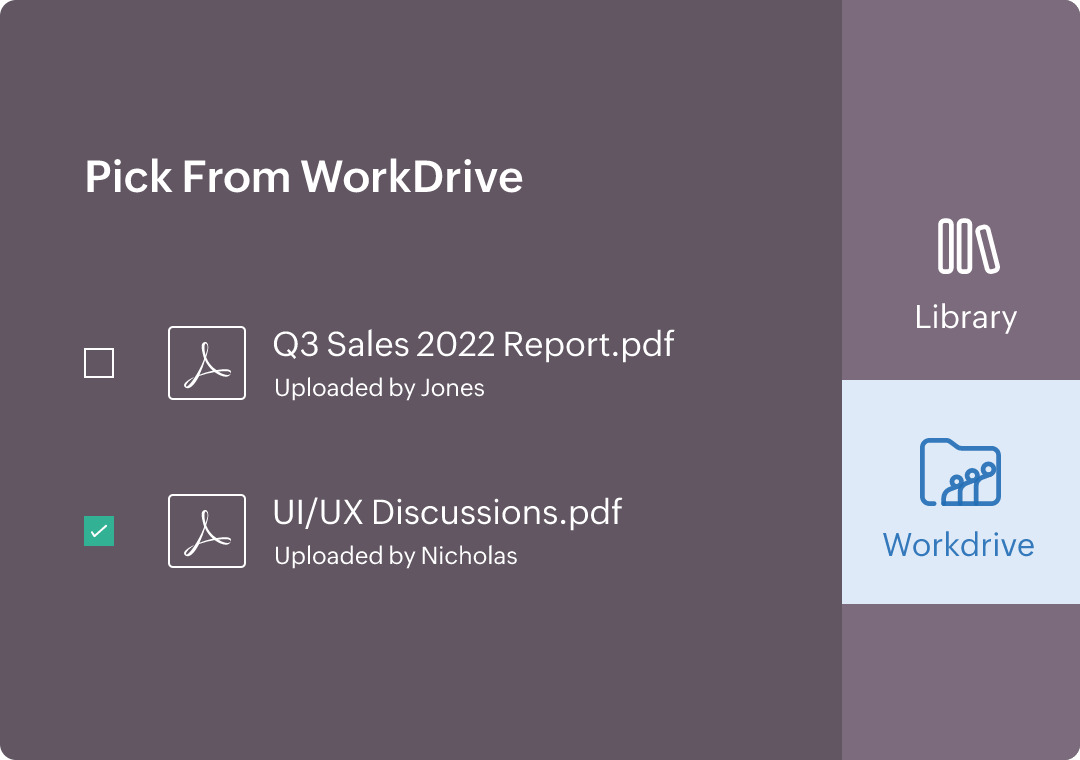 Upload and share session materials