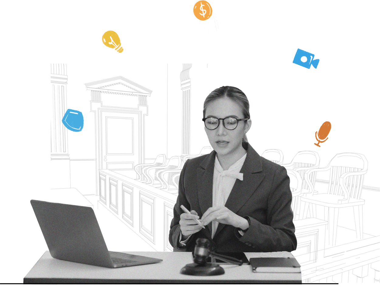 virtuelle Anhörungen vor Gericht