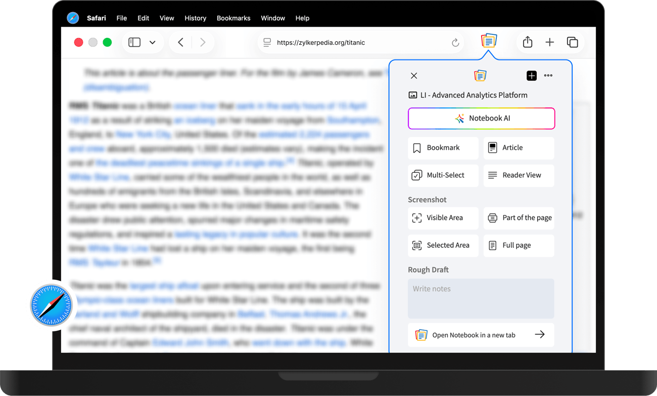 Safari and Share Extensions
