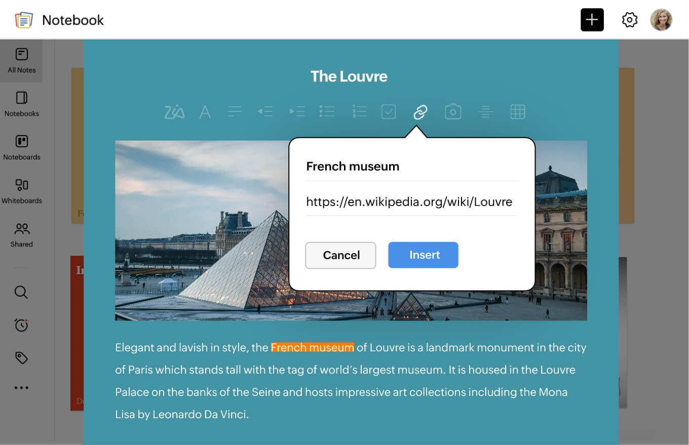 Link notes