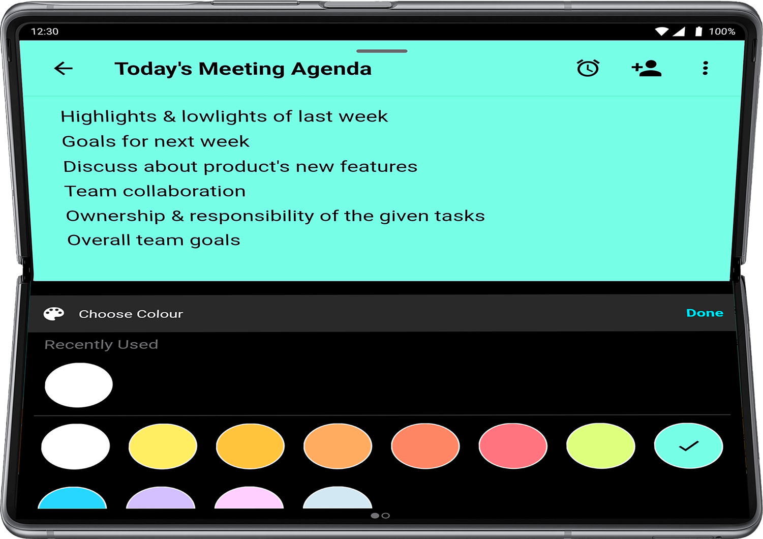 Unfold the note-taking magic