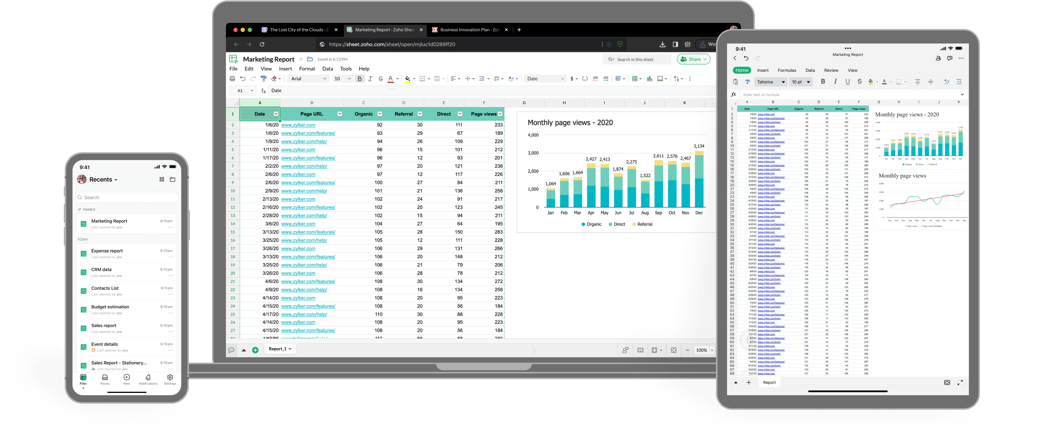 Zoho Sheet