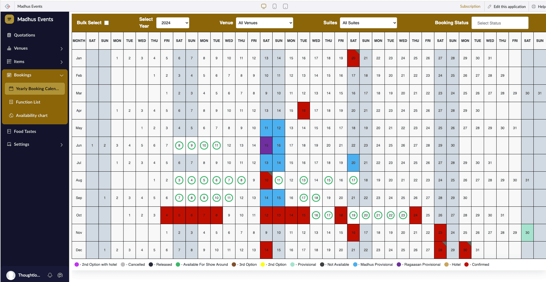 Booking calendar with Zoho Creator