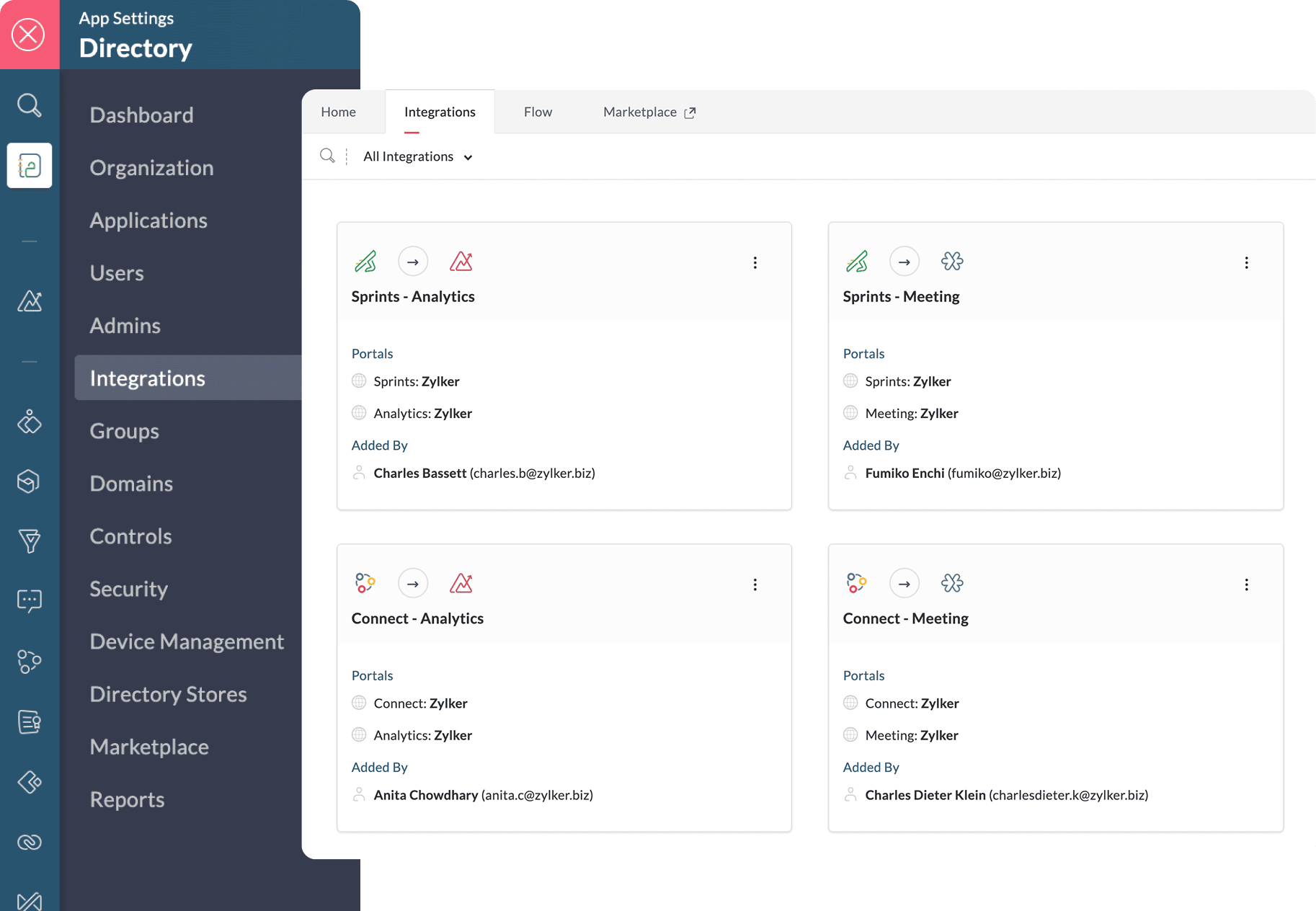 Unified integrations interface