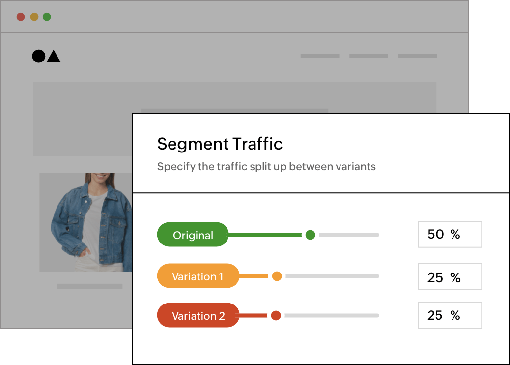 Flexible traffic allocation and user targeting