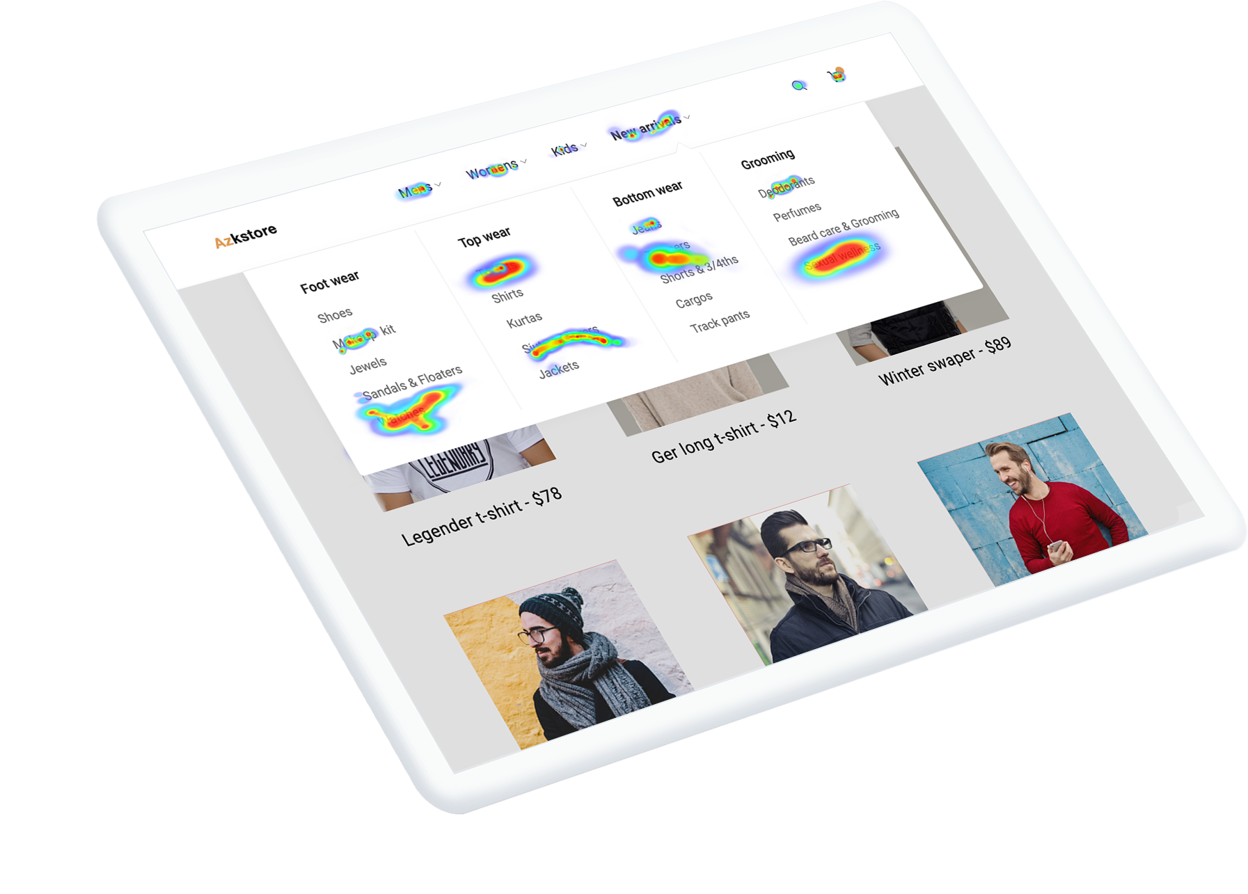 Heatmaps for live pages and dynamic elements