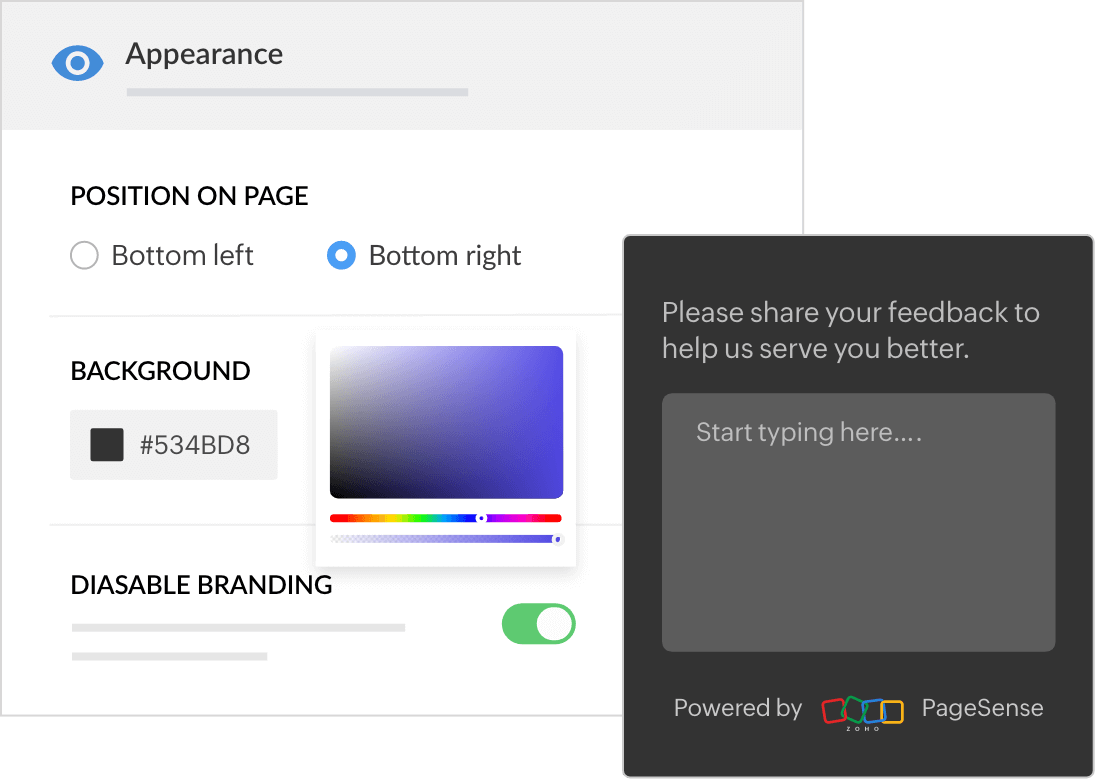 Customization and branding