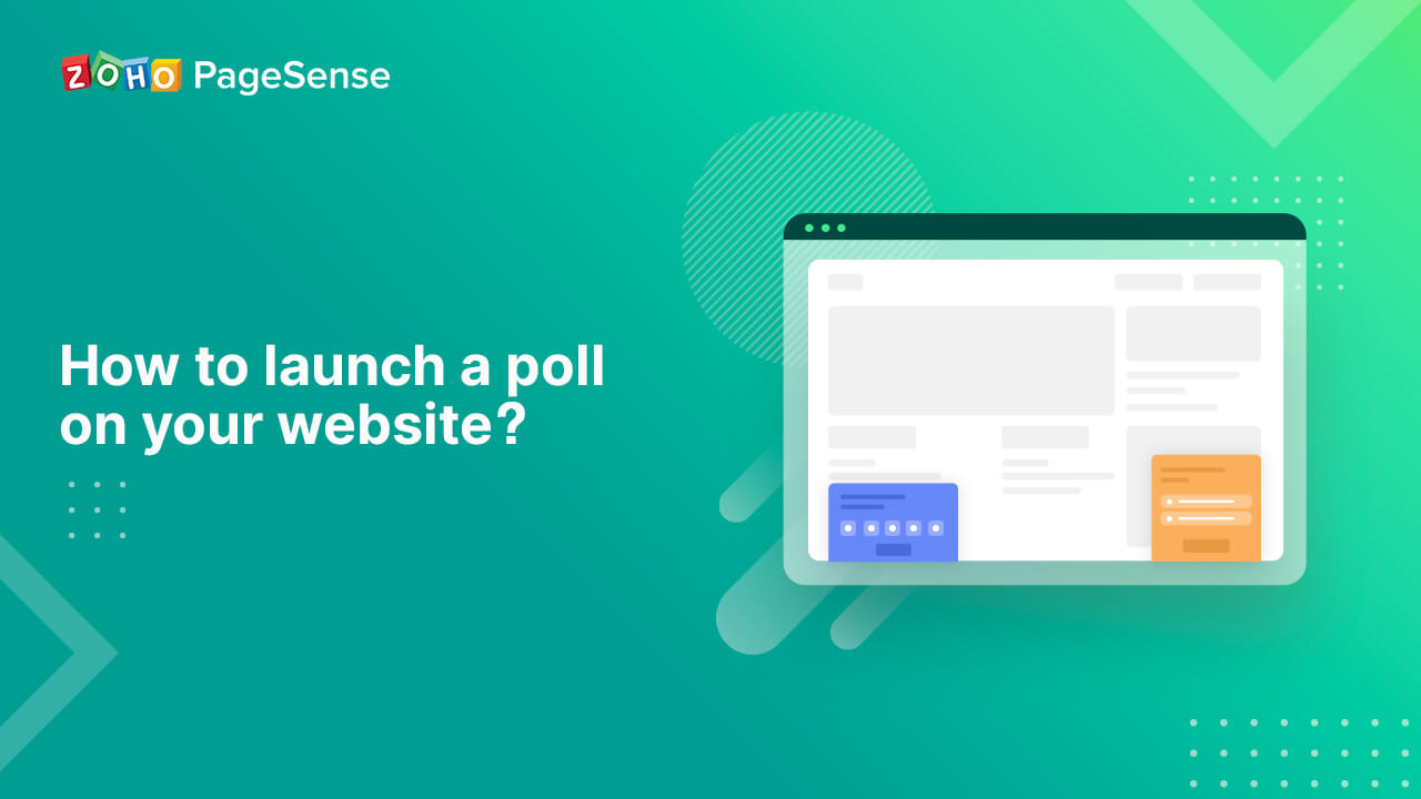 How to launch a poll on your website?