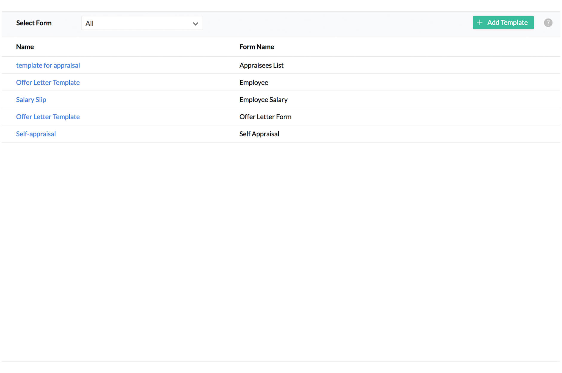 zoho people employee onboarding