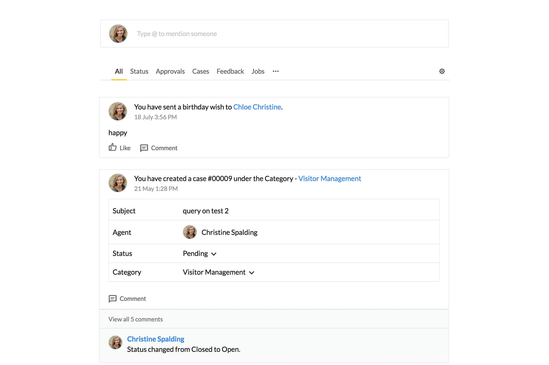 zoho people employee on boarding
