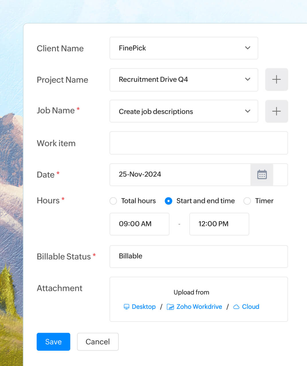 Manage jobs, projects, and clients