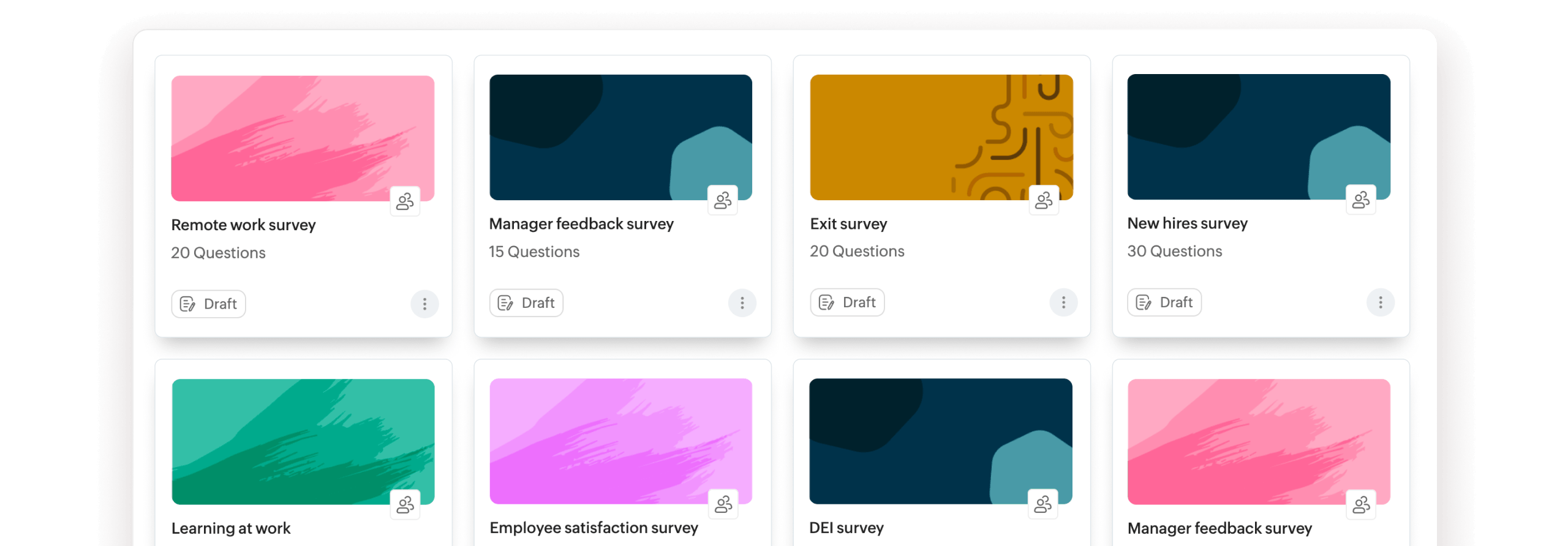 Engagement survey analytics dashboard