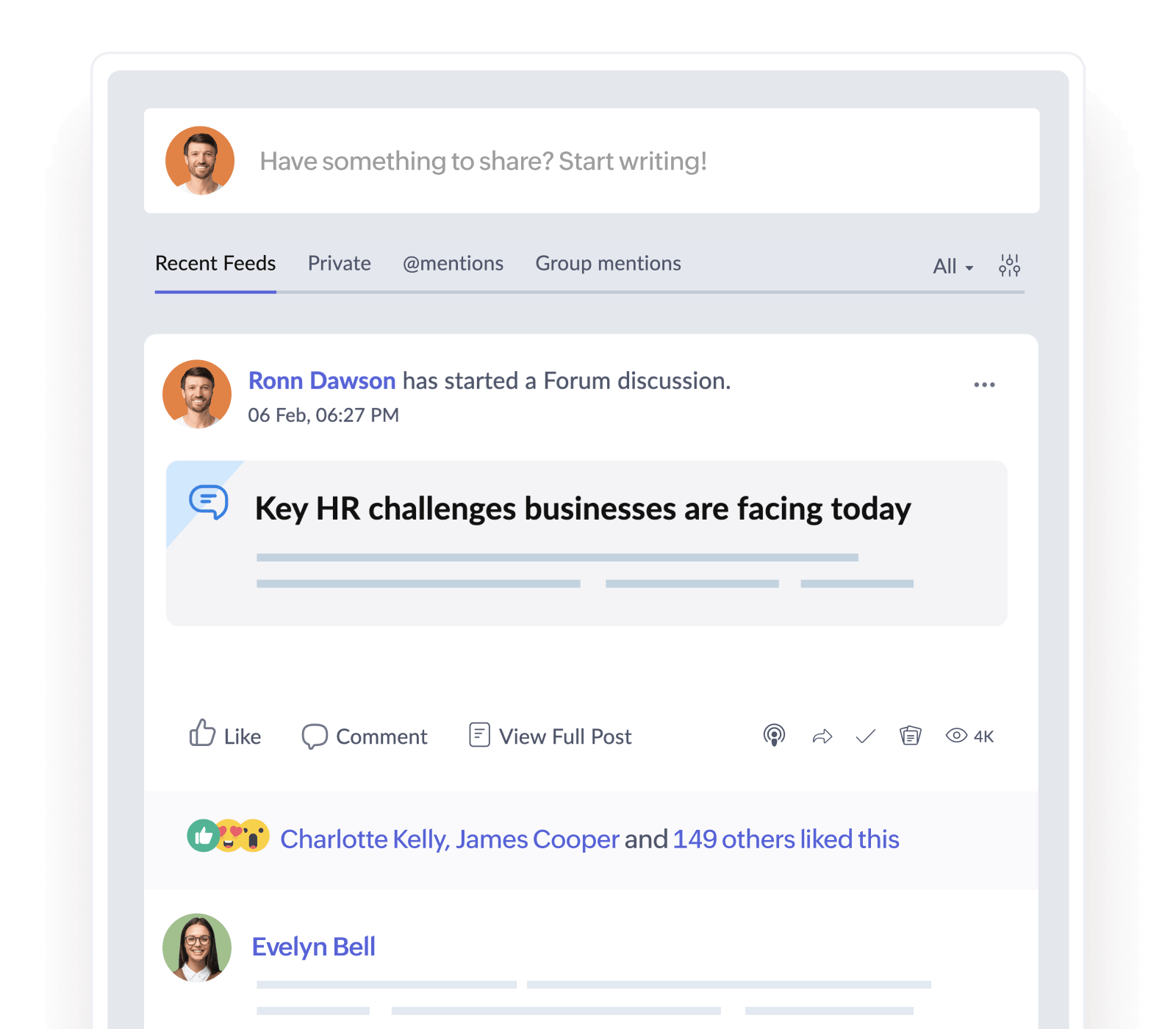 Forums feature screenshot