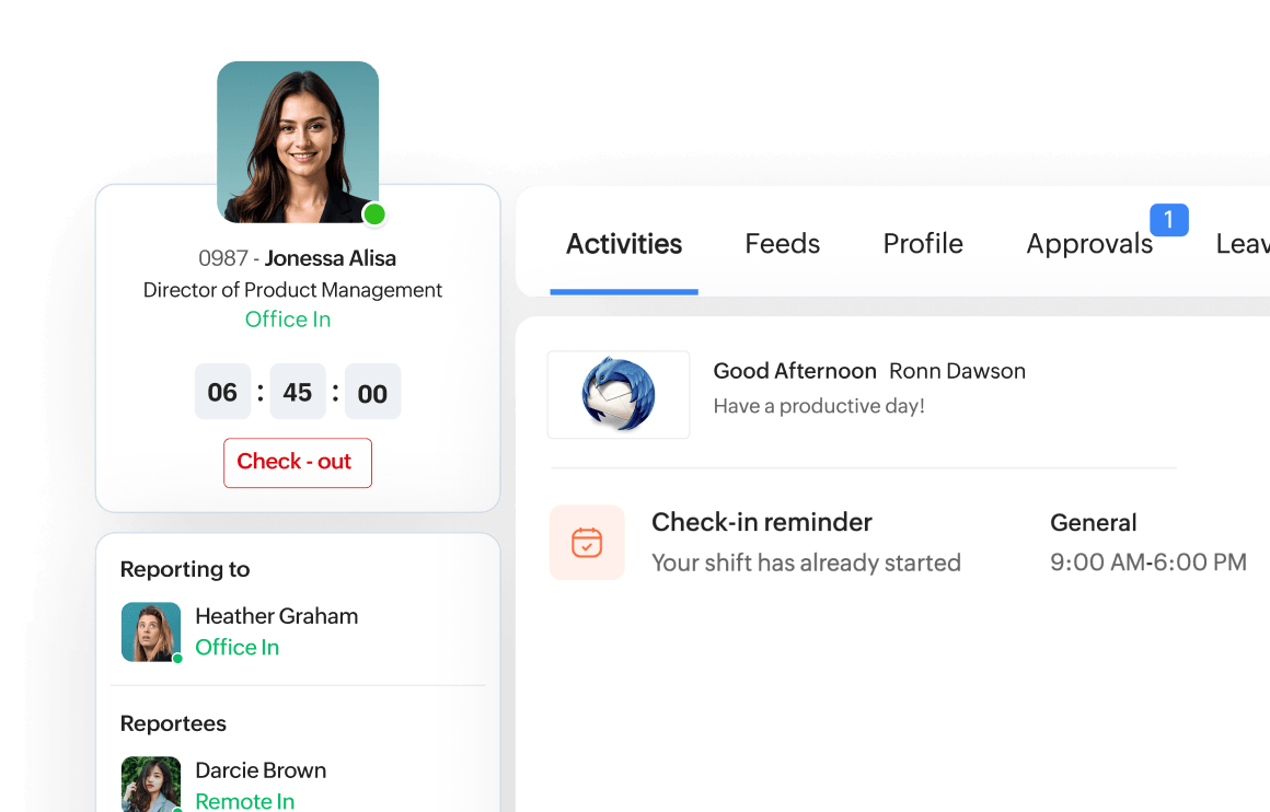 Employee self-service Spaces portal