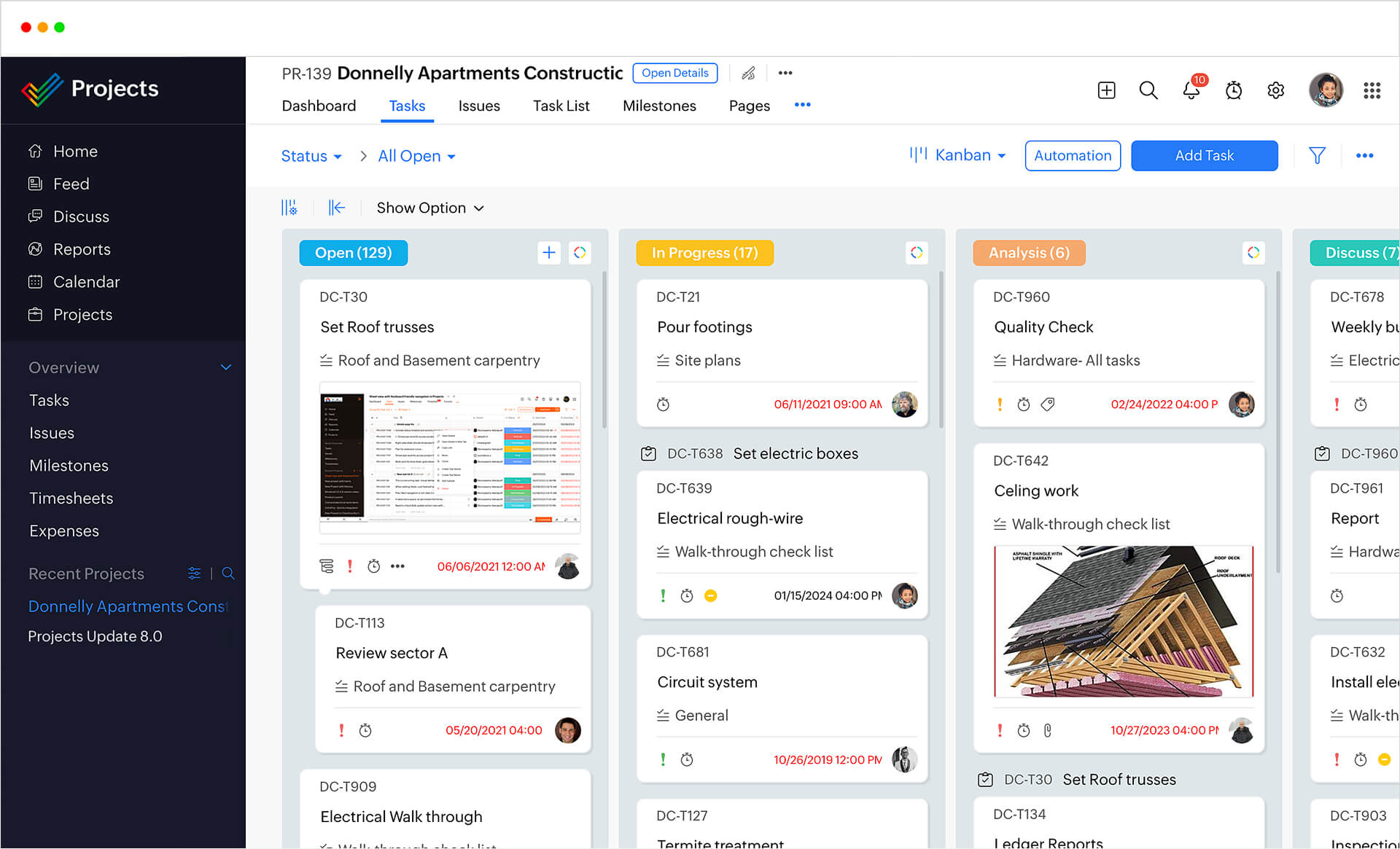 Tasks - Kanban