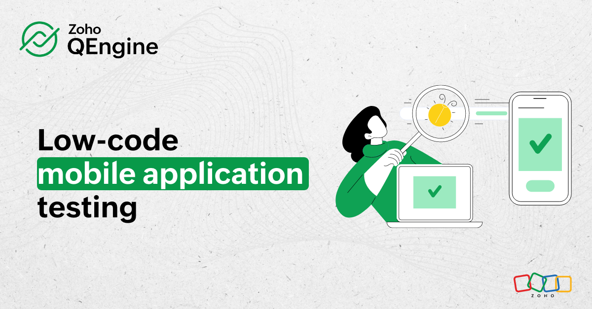 low code mobile application testing