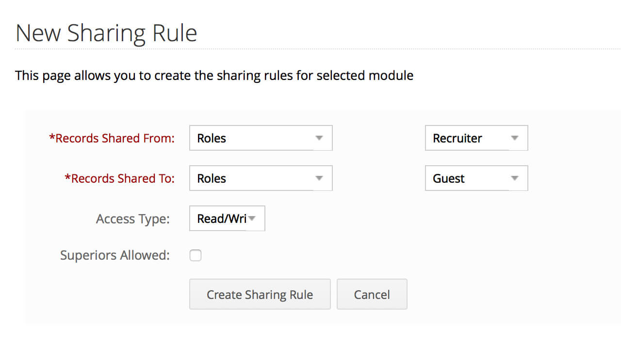 Nur die gewünschten Daten freigeben
