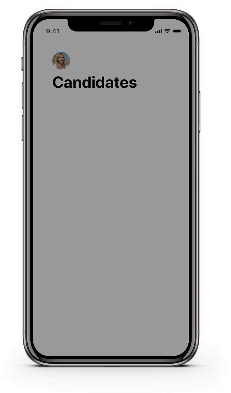応募者をすばやく並べ替え