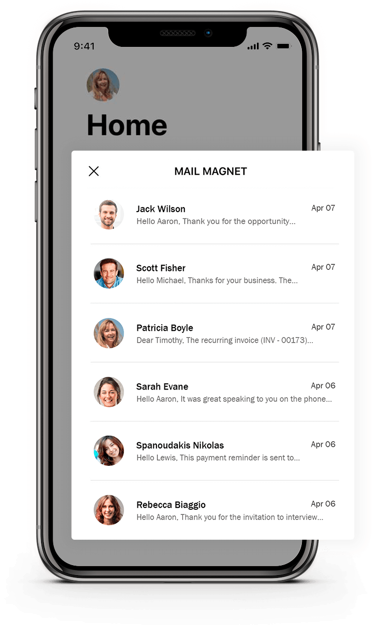 受信トレイ外でも安心