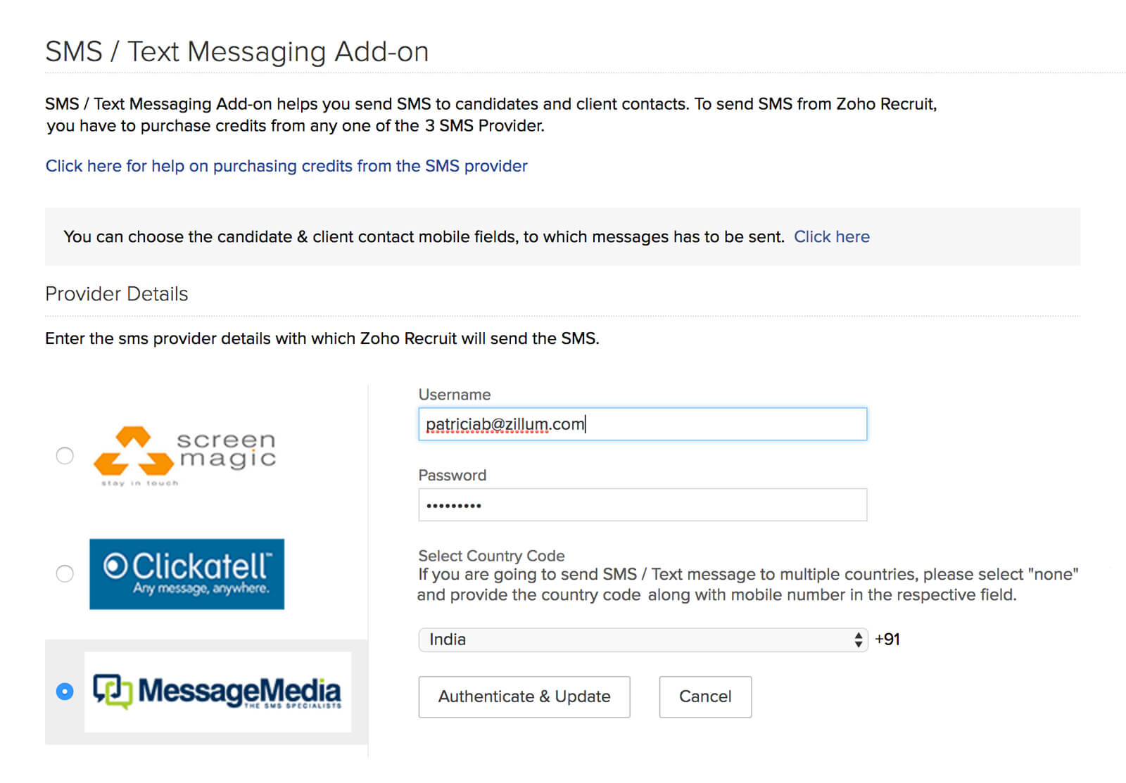 Send quick and simple text messages