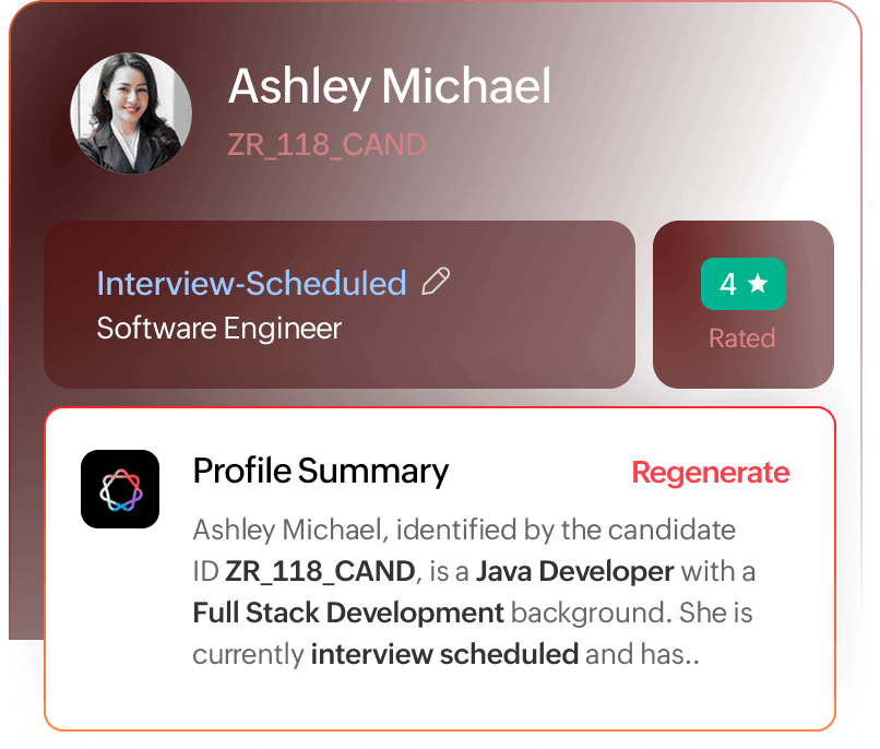 Candidate matching zoho recruit mobile