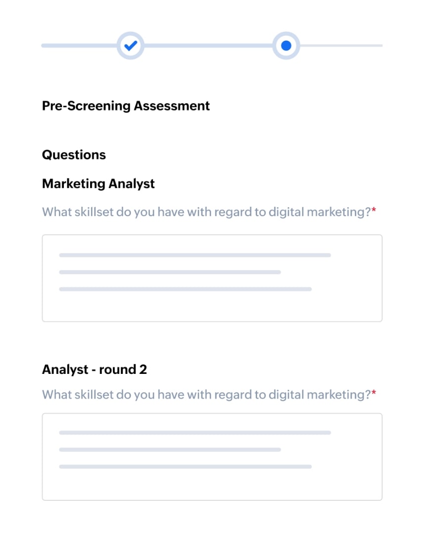 Candidate Assessment