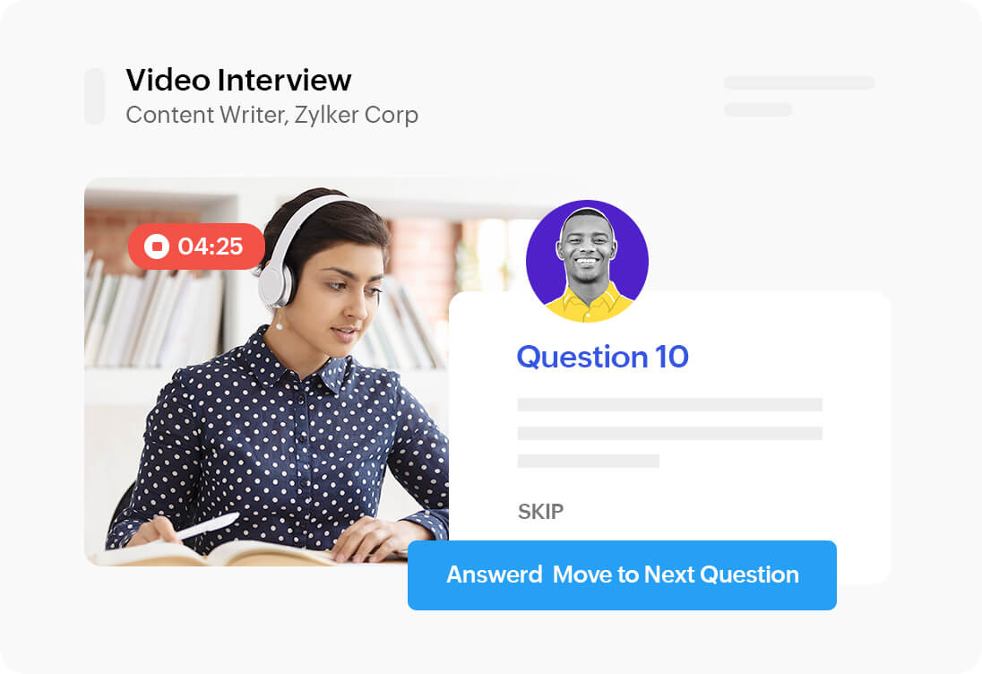Conduct video interviews