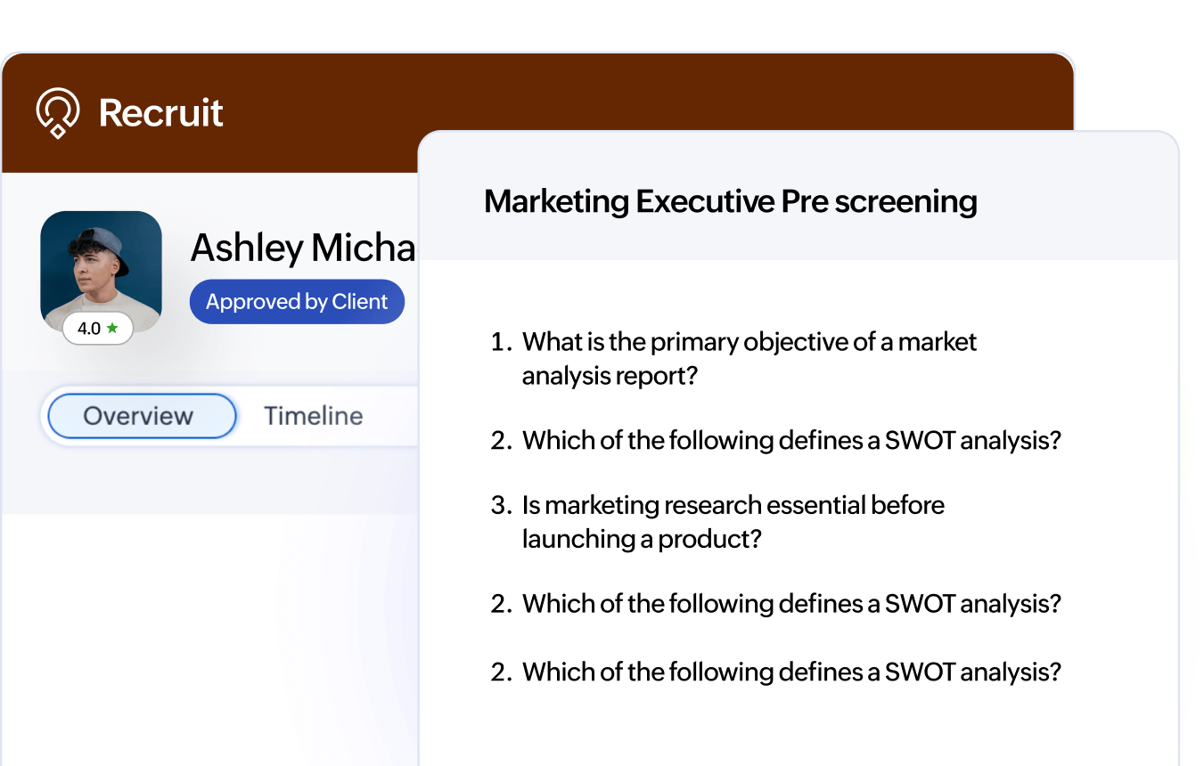 Evaluation interface